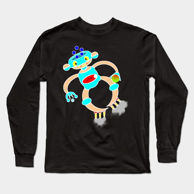 Robot T Long Sleeve T-Shirt by telberry